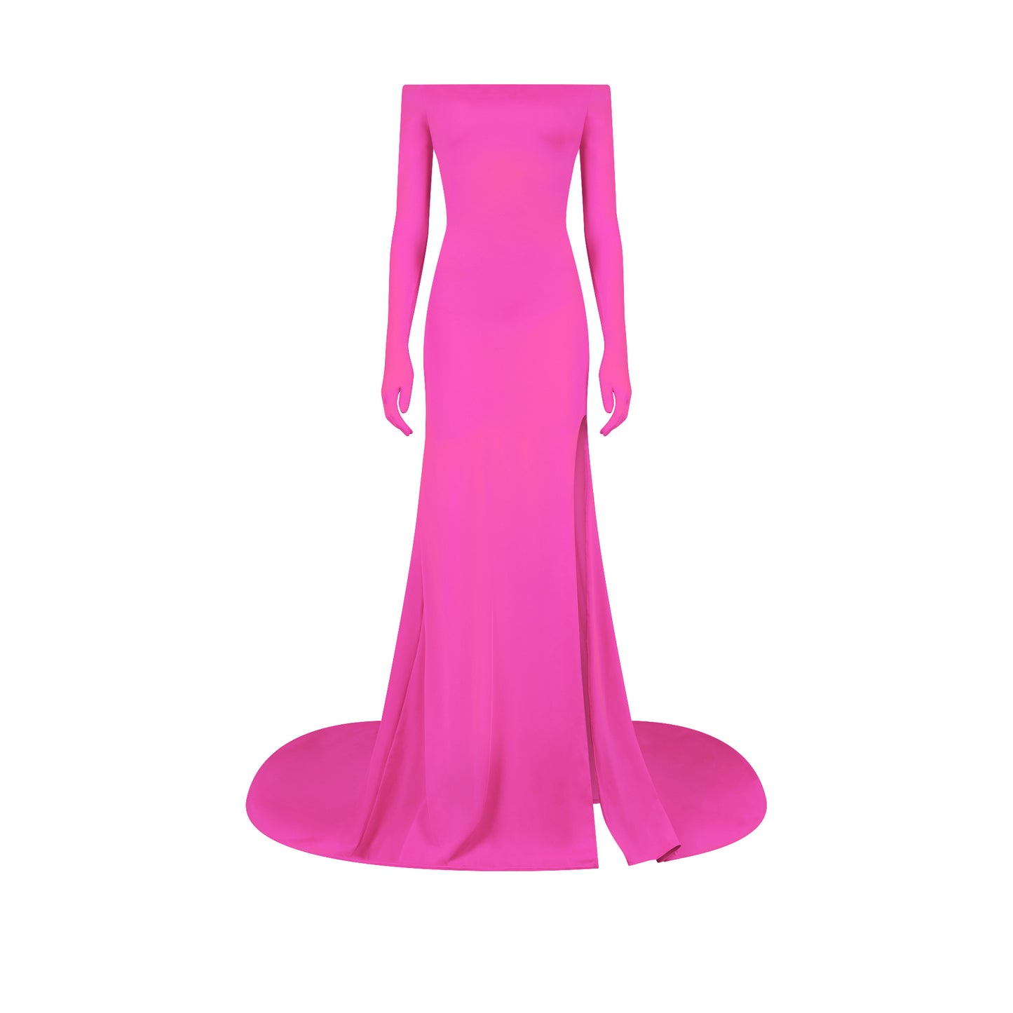 Mamba gown in ECONYL® technical jersey