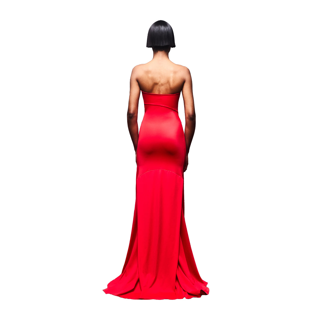 'Jessica Rabbit' strapless technical jersey gown image 2