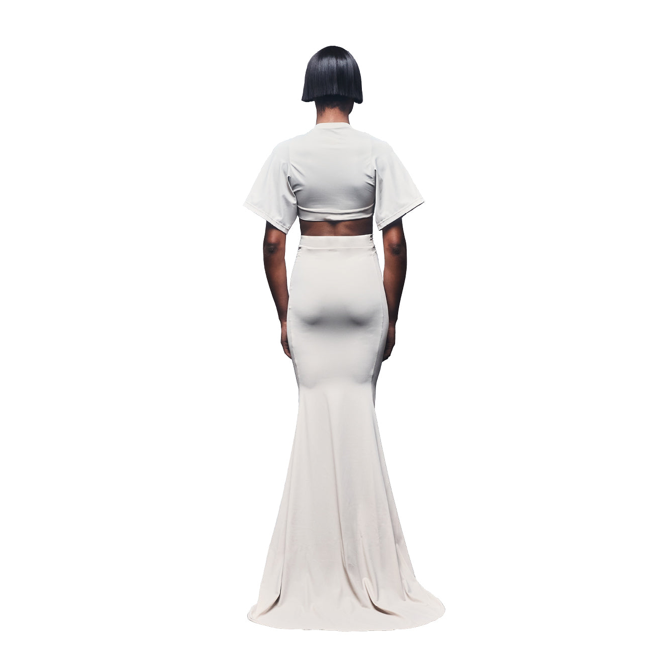 'Rose' technical jersey crop top image 2