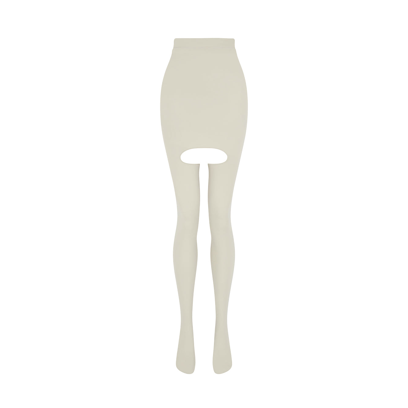 'Rita' technical jersey hybrid skirt image 3