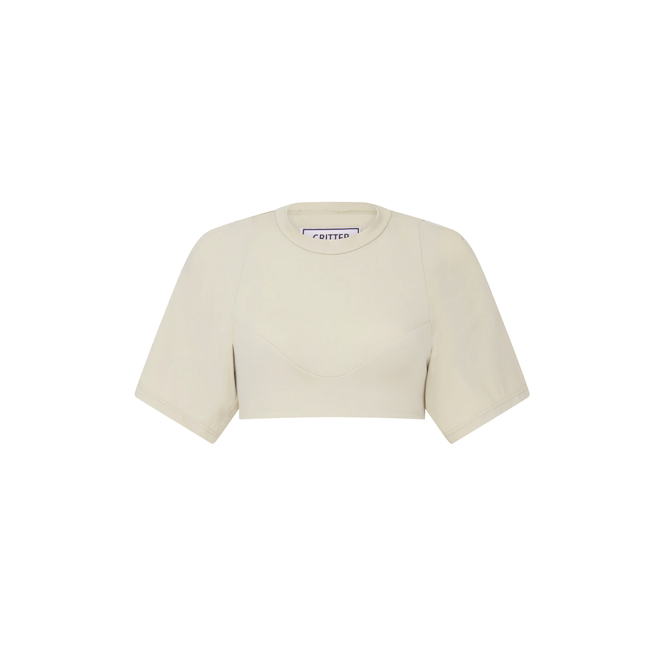 'Rose' technical jersey crop top image 0