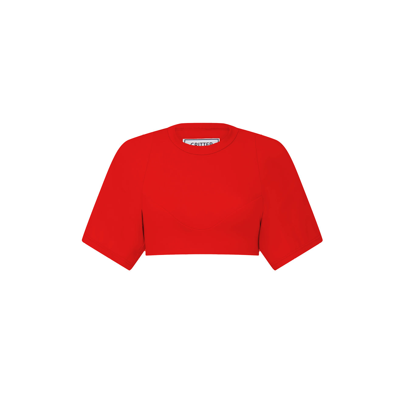 'Rose' technical jersey crop top image 4