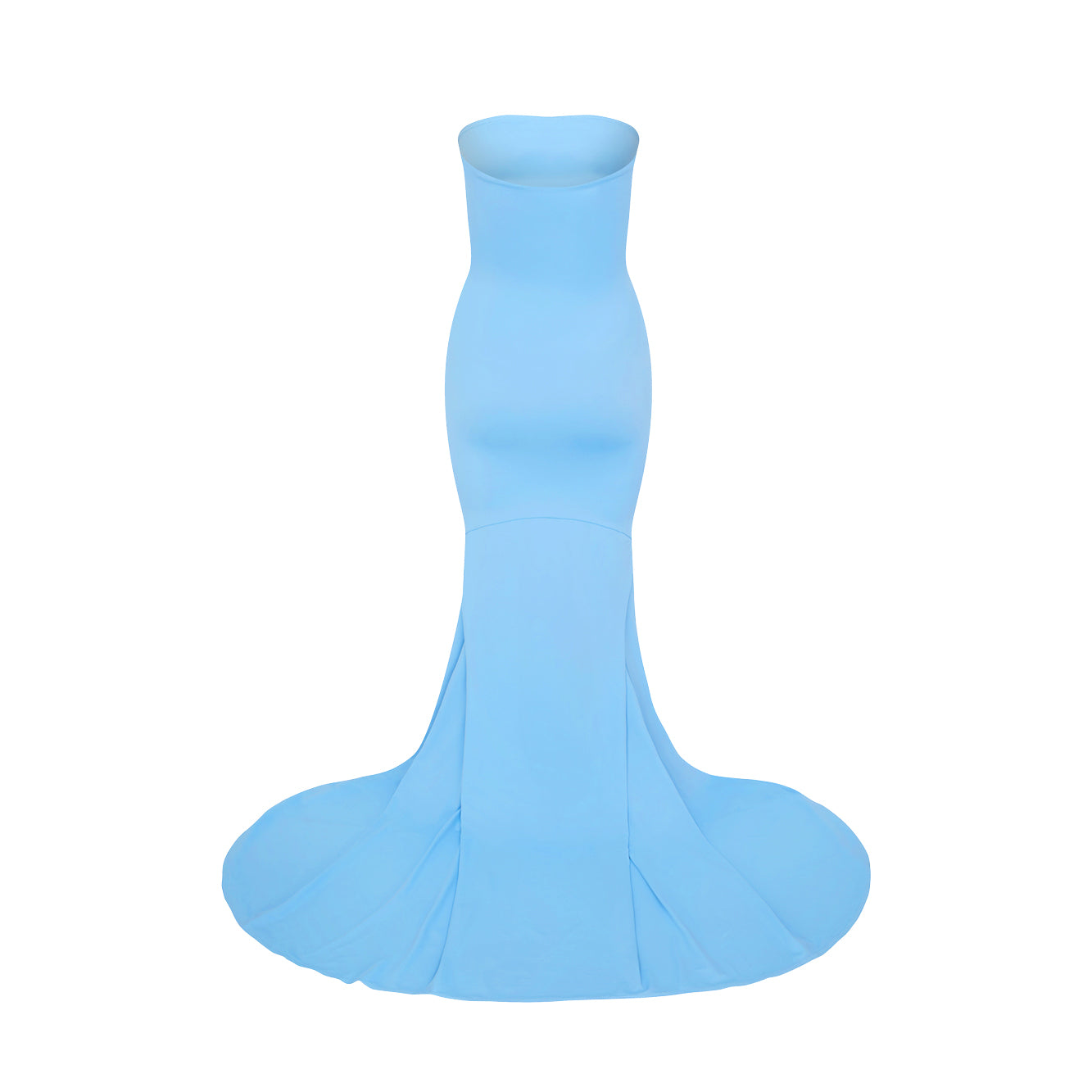 'Gilda' strapless technical jersey gown image 1