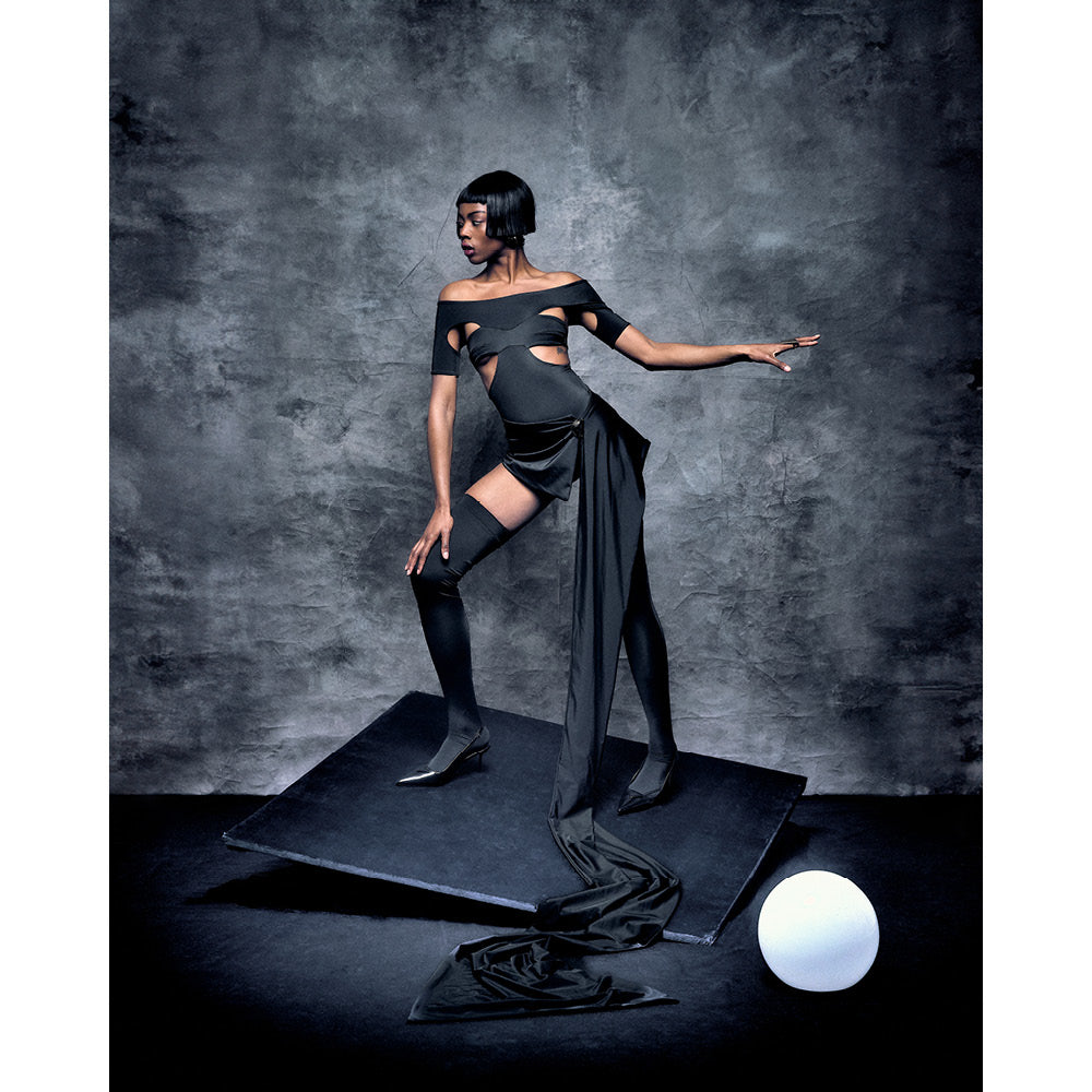 'Gene' technical jersey stockings image 3