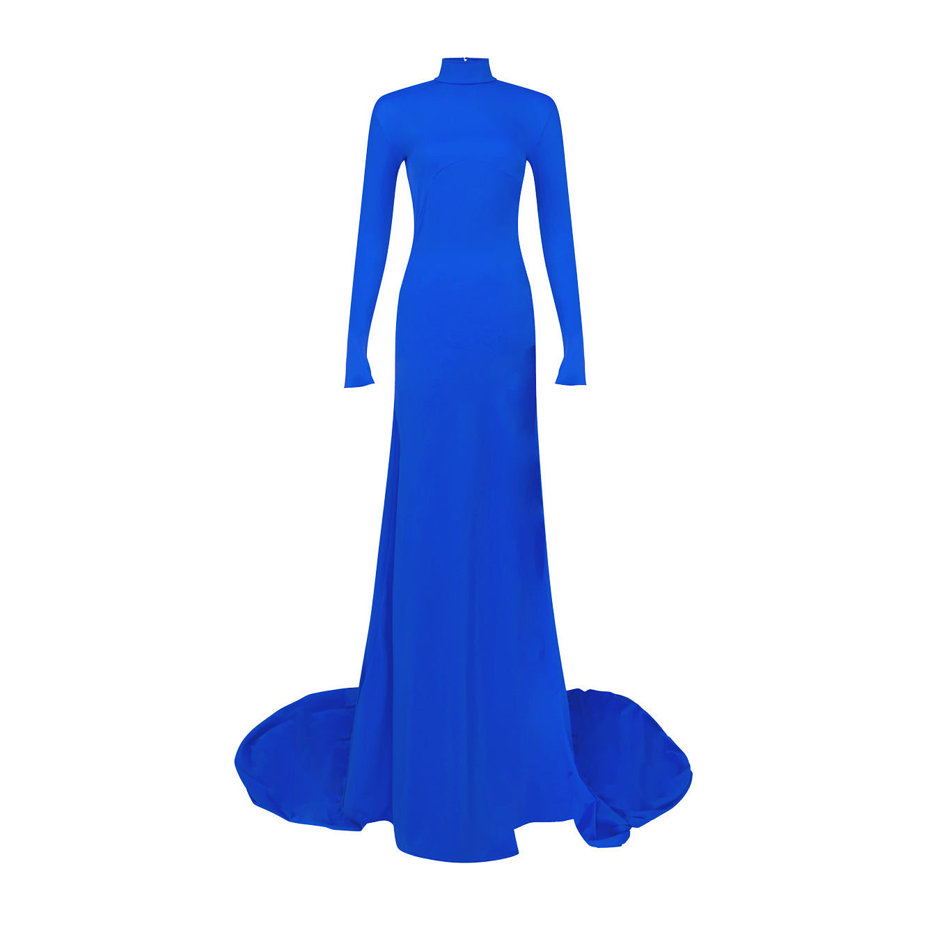 'Veda' technical jersey open-back gown image 0
