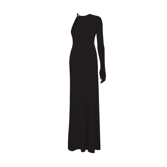 Hydra gown in ECONYL® technical jersey