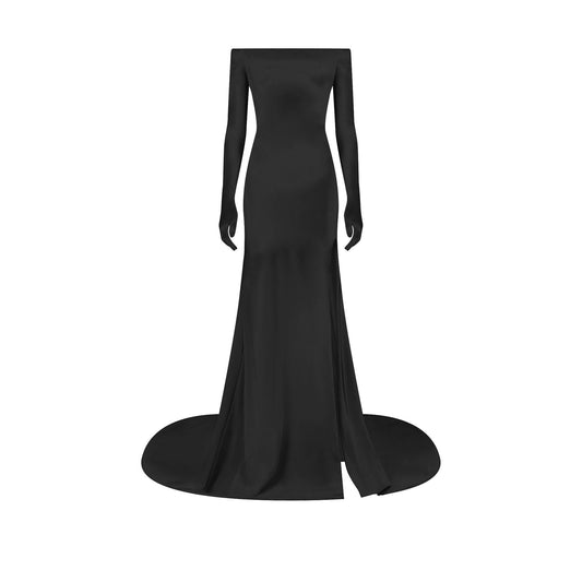 Mamba gown in ECONYL® technical jersey