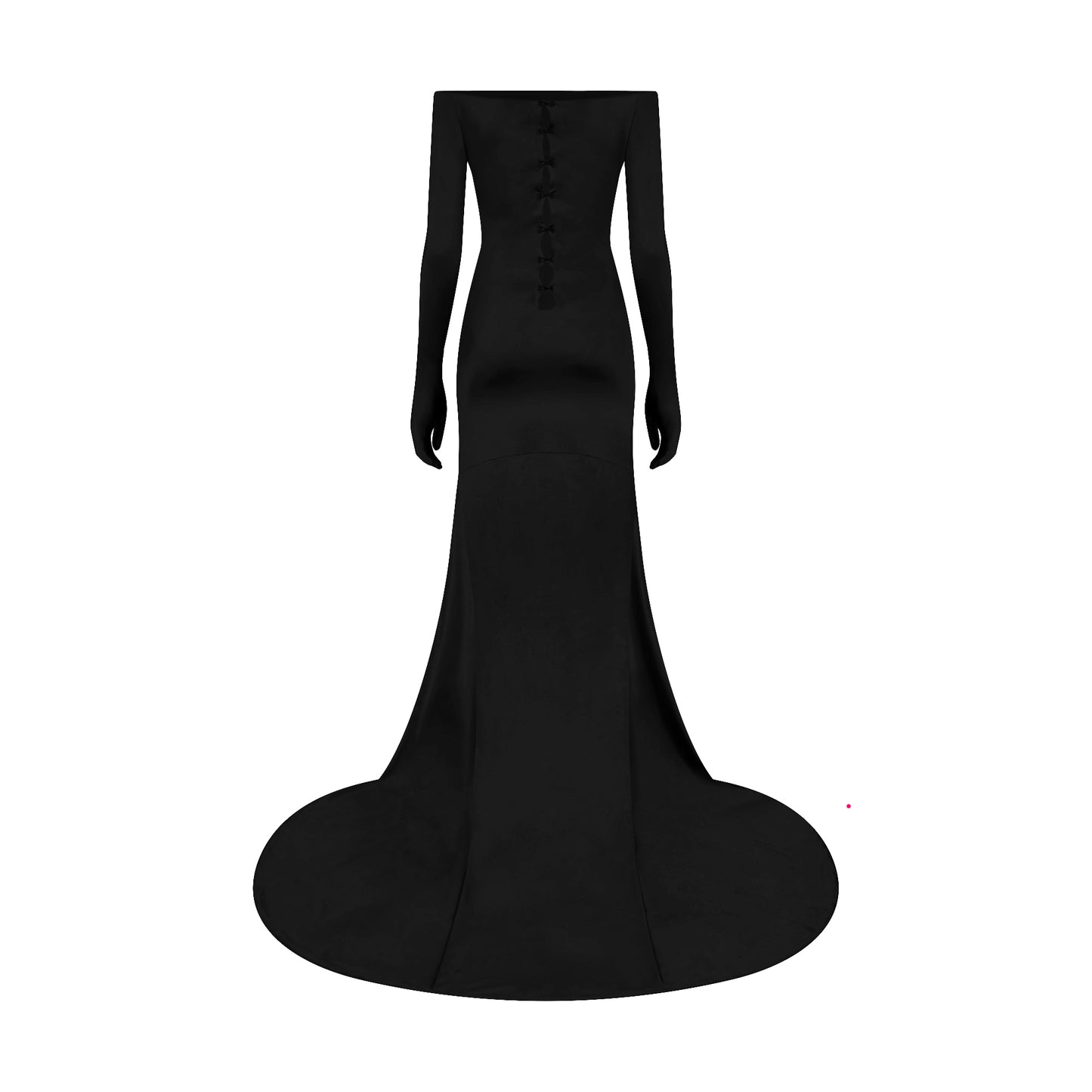Mamba gown in ECONYL® technical jersey