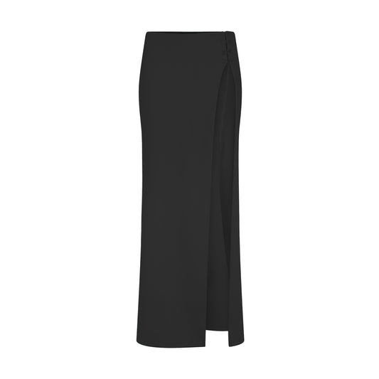 Slash slit skirt in ECONYL® technical jersey