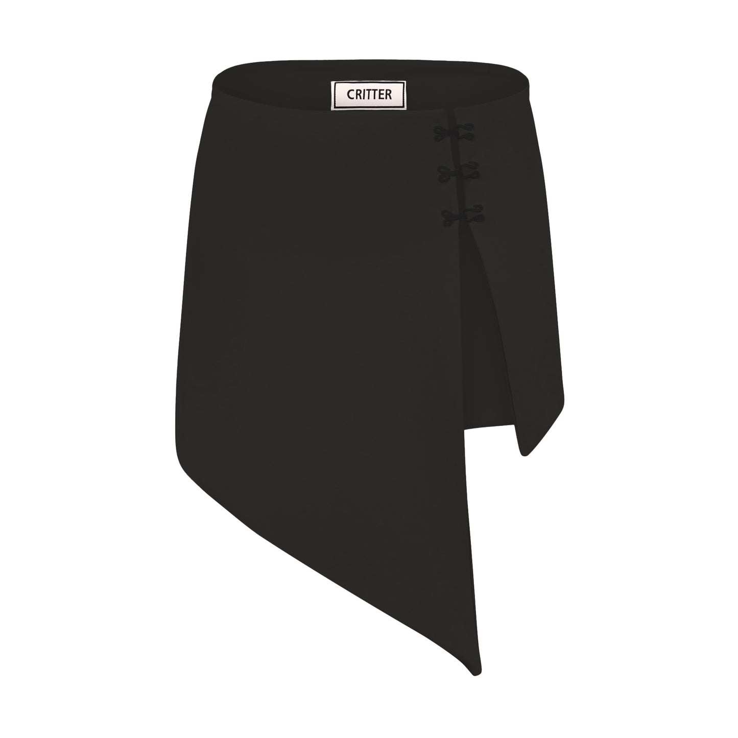 Dune wrap skirt in ECONYL® technical jersey