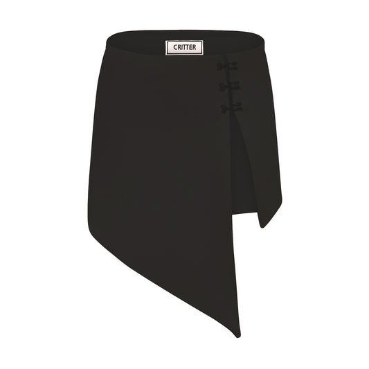 Dune wrap skirt in ECONYL® technical jersey