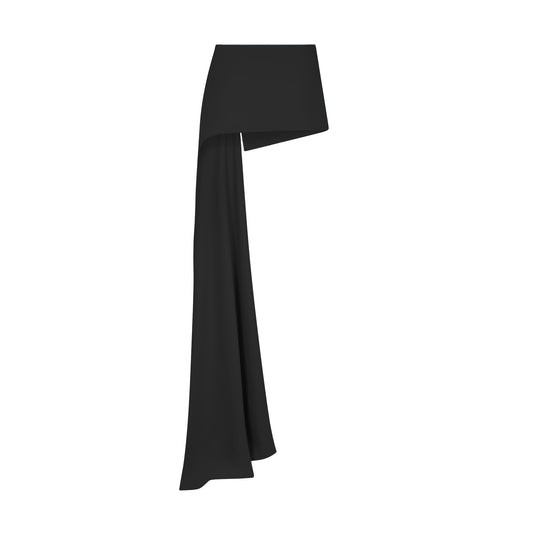 Lagoon wrap skirt in ECONYL® technical jersey