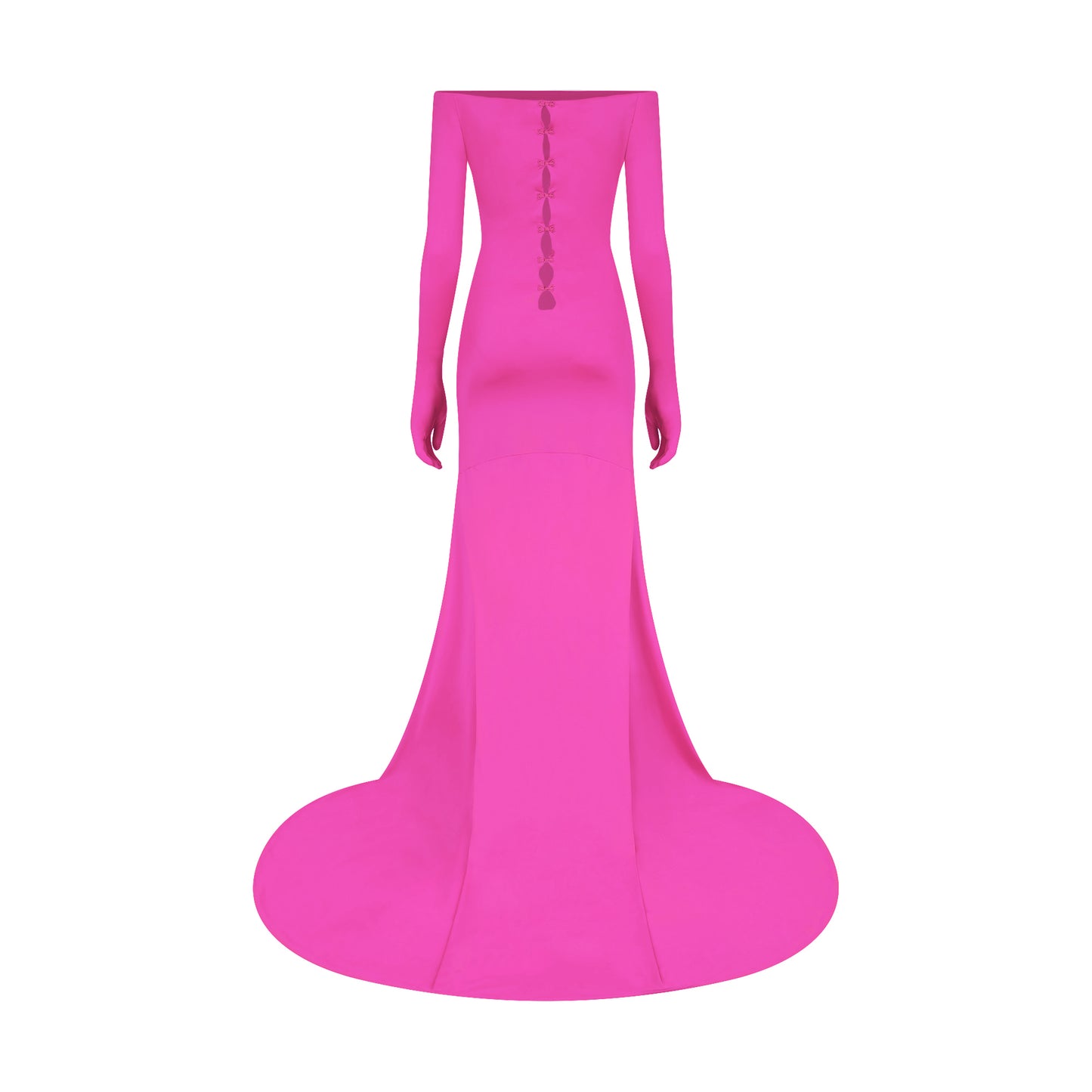 Mamba gown in ECONYL® technical jersey