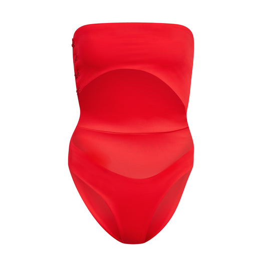 Shore bodysuit in ECONYL® technical jersey