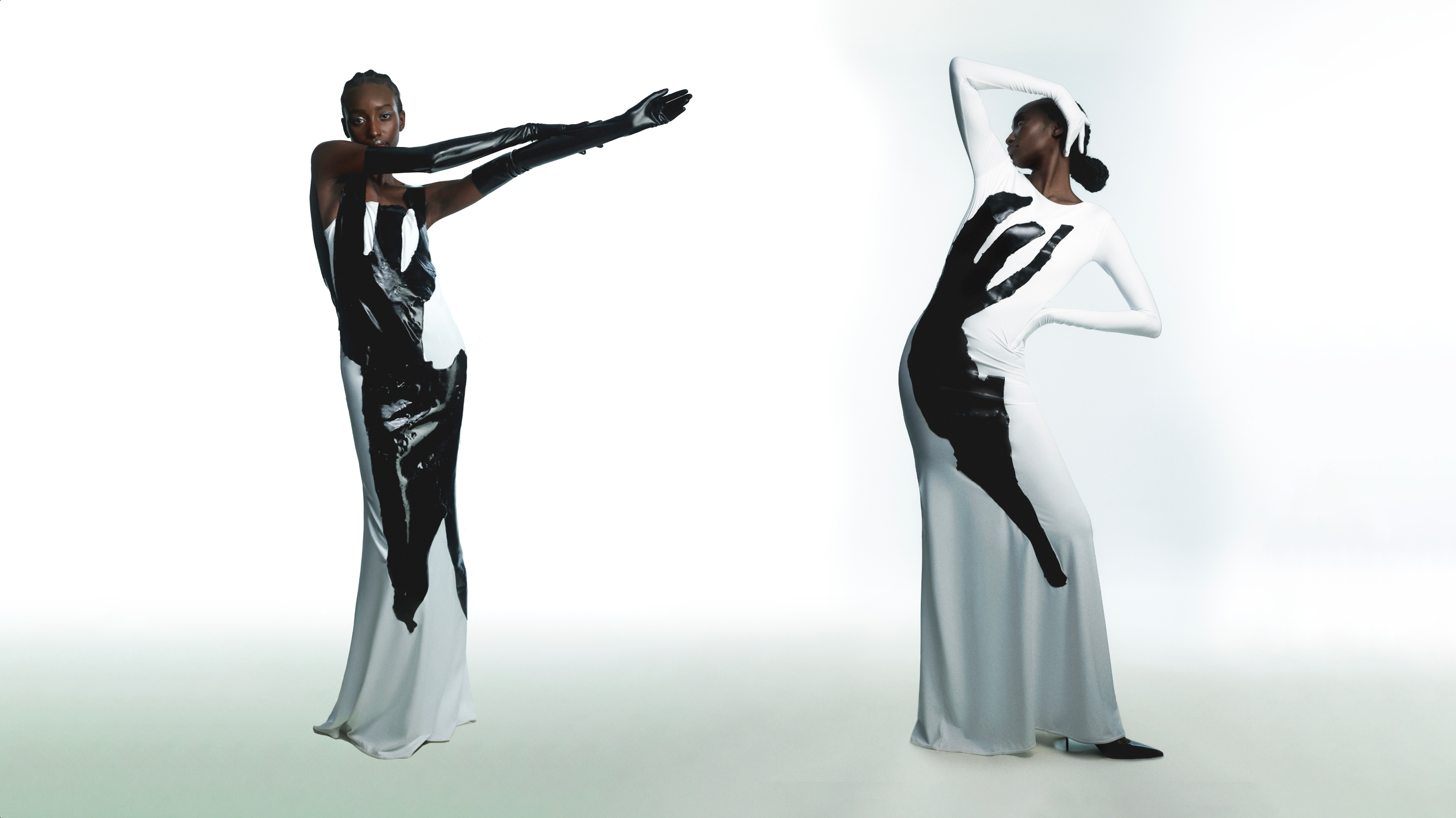 Load video: Inn a mad taxidermy lab, models break out by channelling nature's ferocity