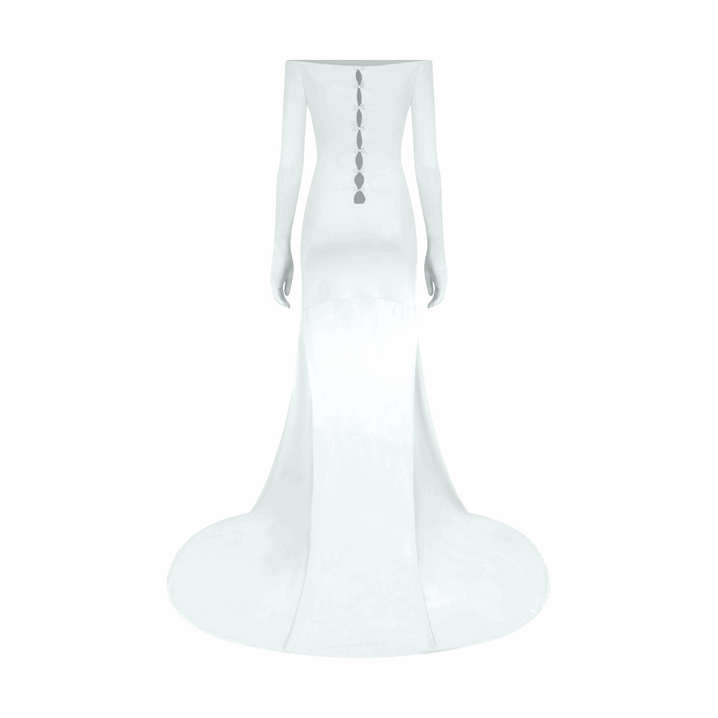 Mamba gown in ECONYL® technical jersey