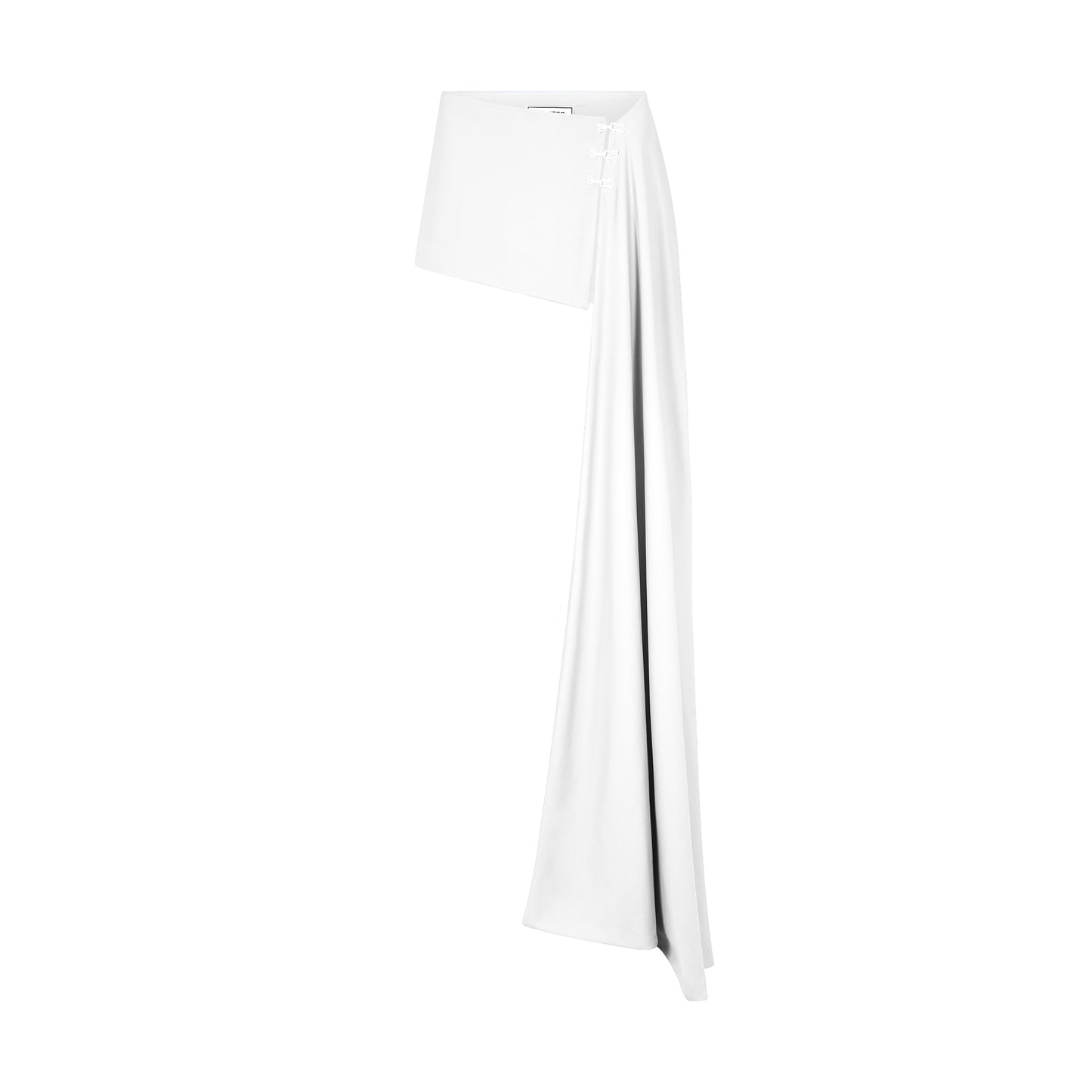 Lagoon wrap skirt in ECONYL® technical jersey