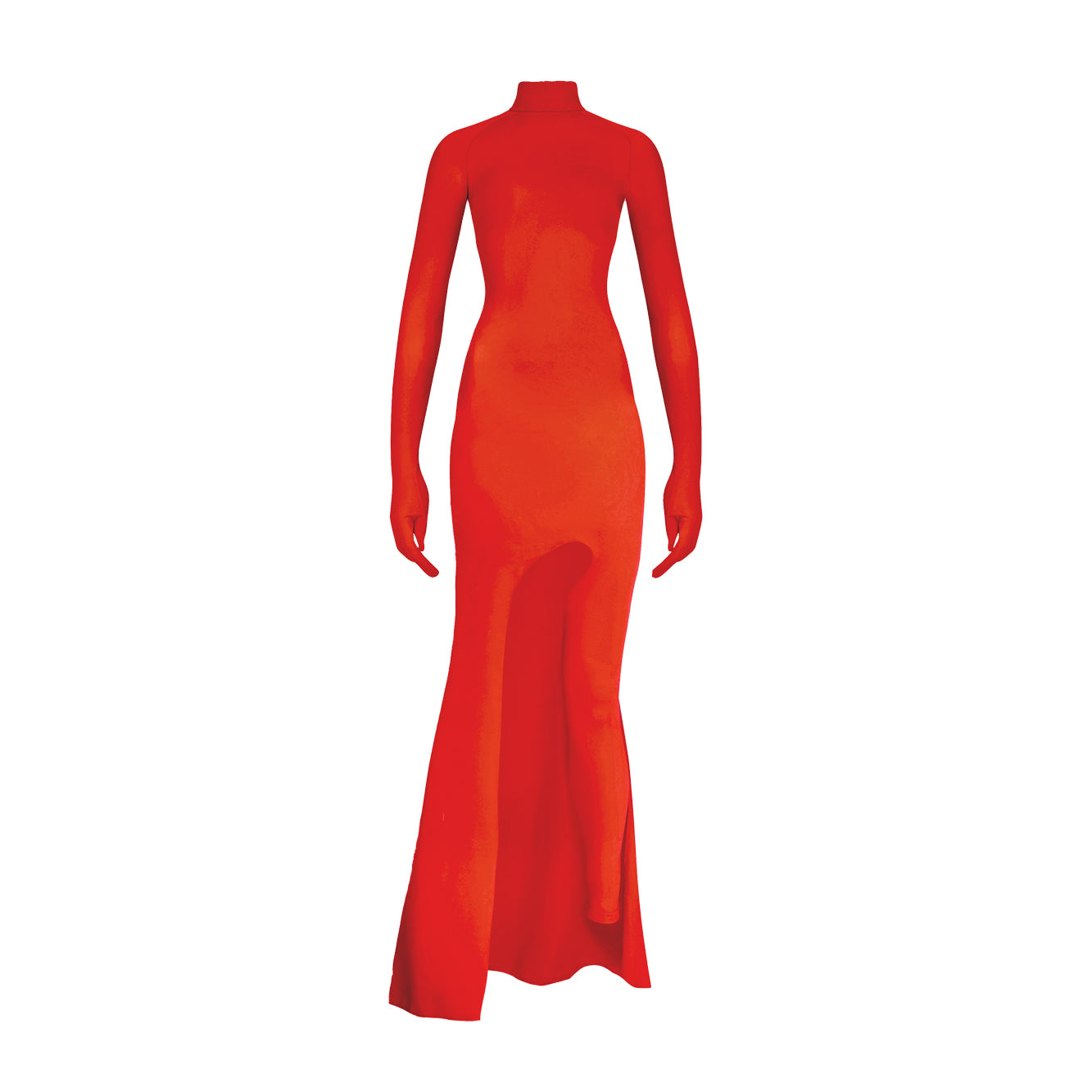 'Phyllis' technical jersey hybrid gown image 2