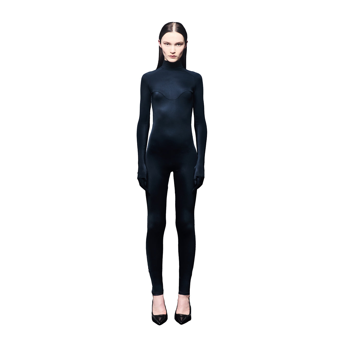 'Kitty' technical jersey open-back jumpsuit image 1