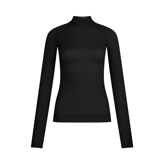 'Catherine' technical jersey turtleneck top image 0