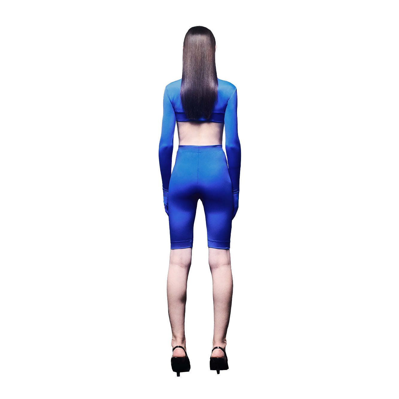 'Cora' technical jersey crop top image 2