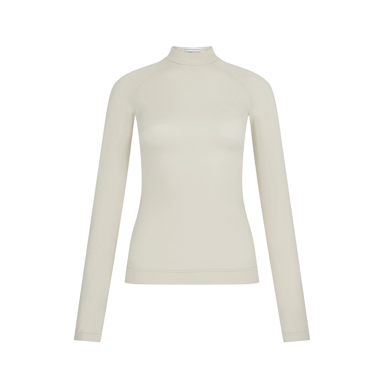 'Catherine' technical jersey turtleneck top image 1