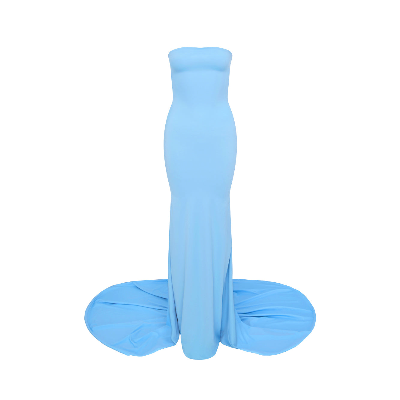 'Gilda' strapless technical jersey gown image 0