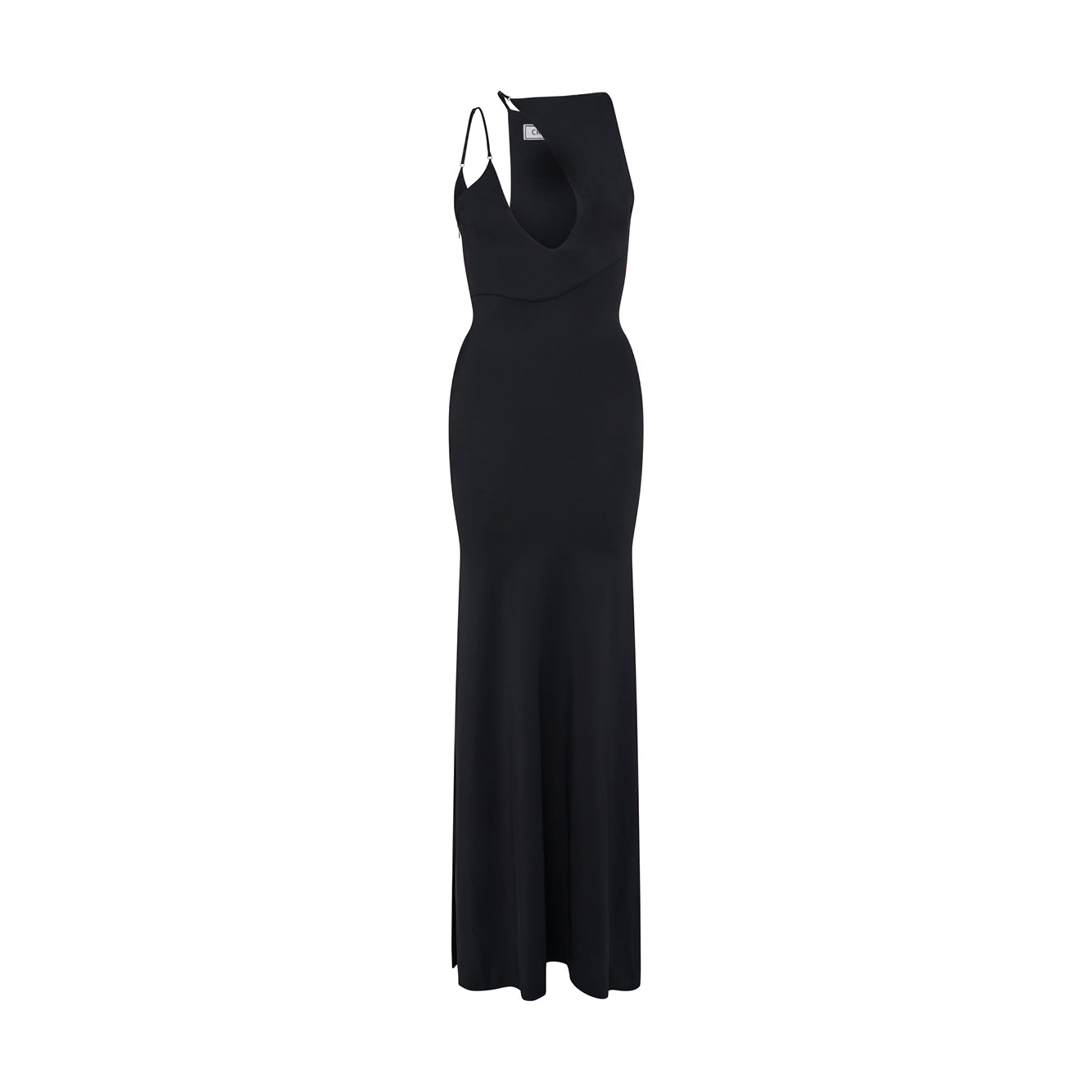 'Jennie' technical jersey strap gown image 0