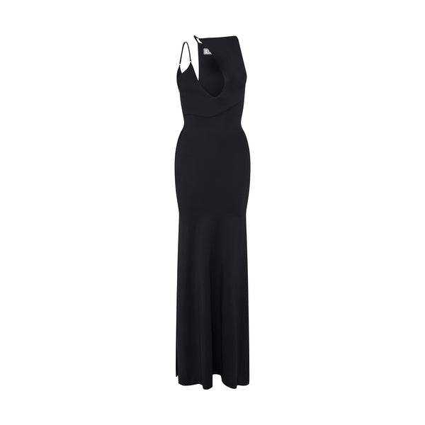 'Jennie' technical jersey strap gown image 0