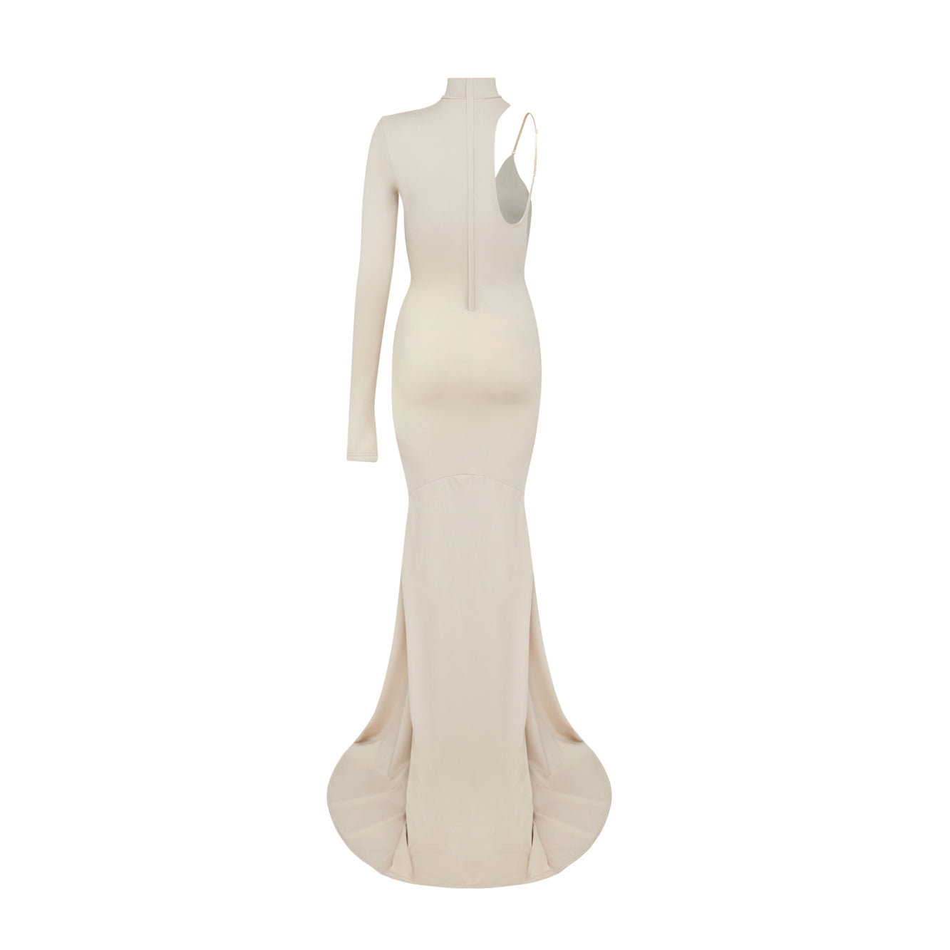 'Ava' technical jersey strap gown image 2