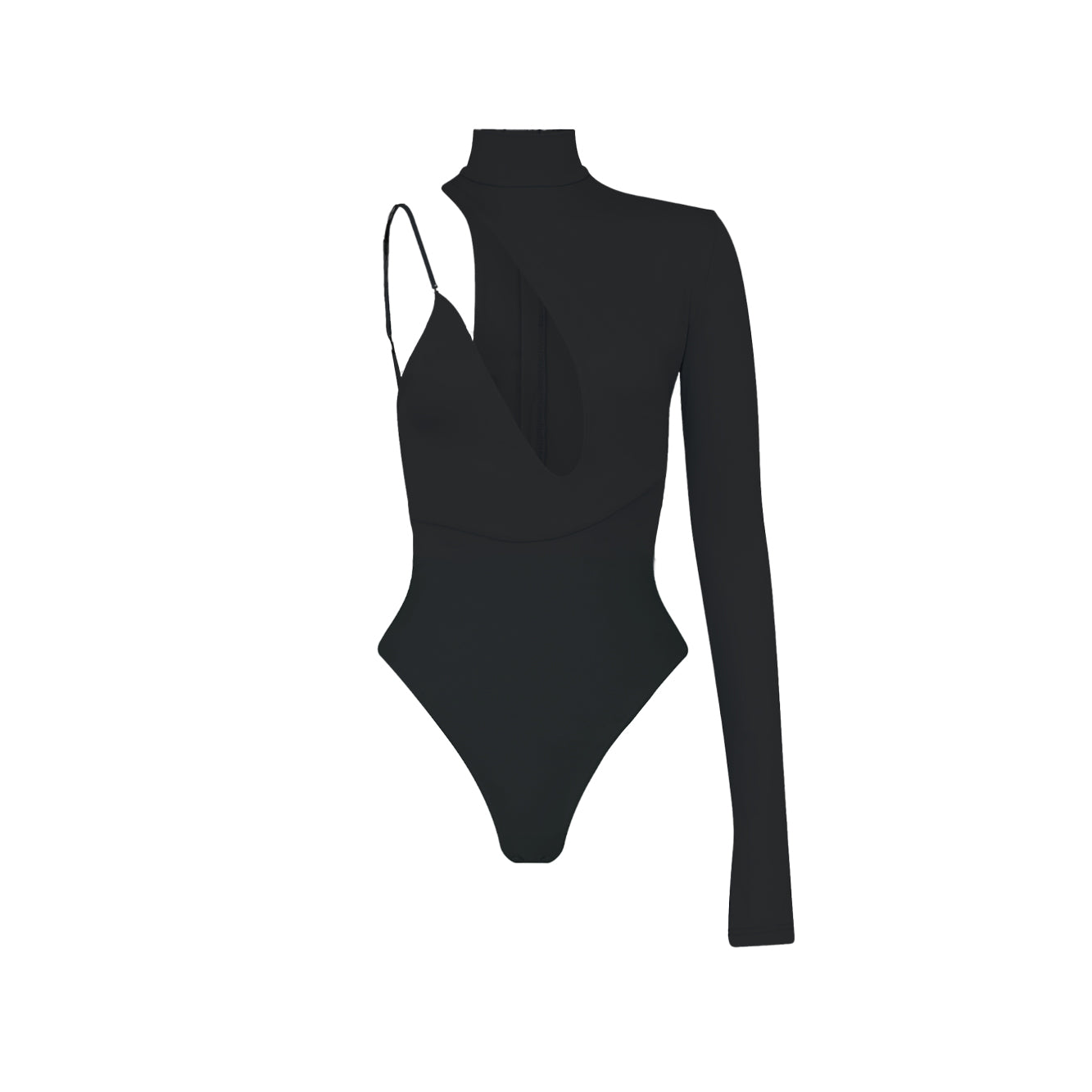 'Ava' technical jersey strap bodysuit image 3