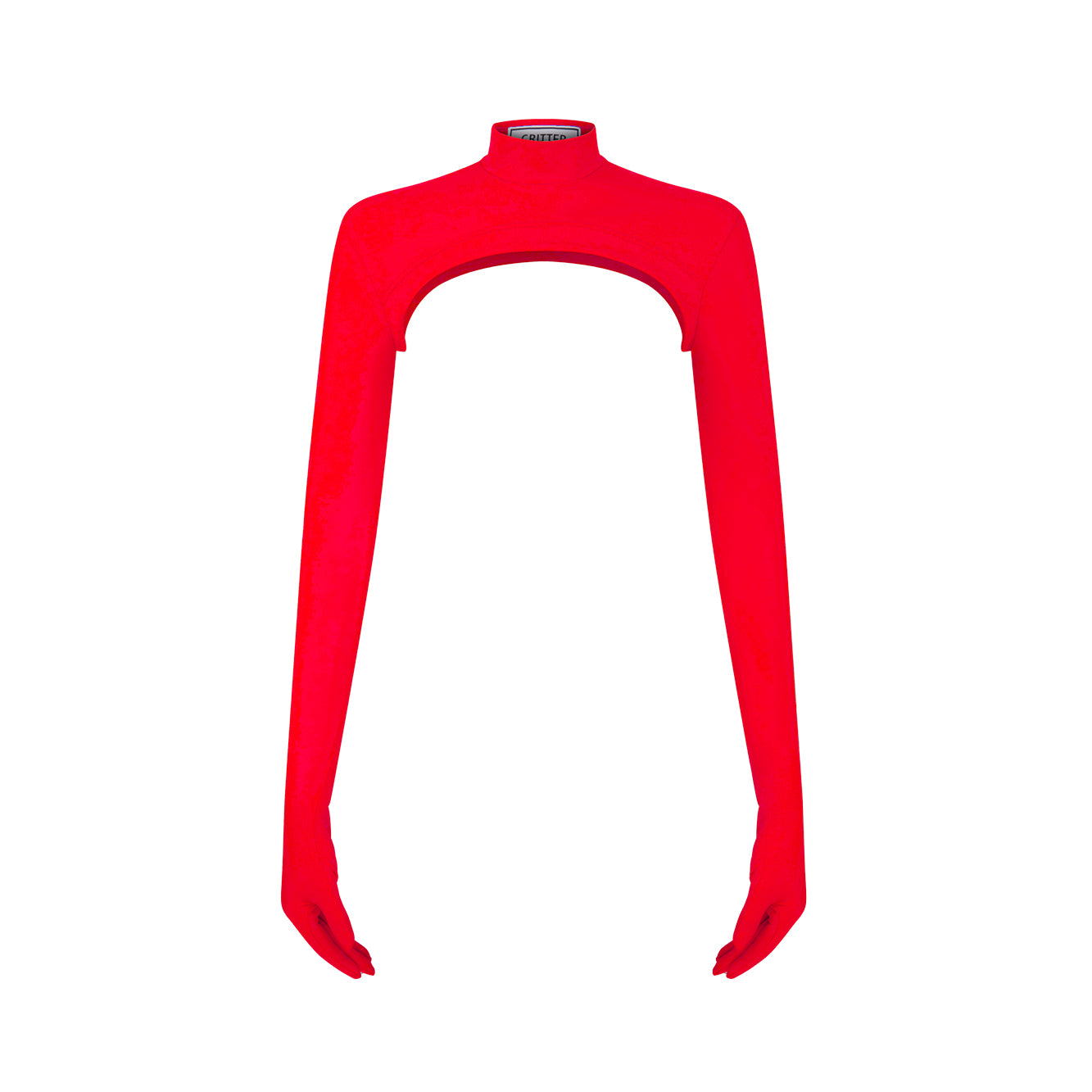 Red Fang Bolero with integrated gloves by CRITTER