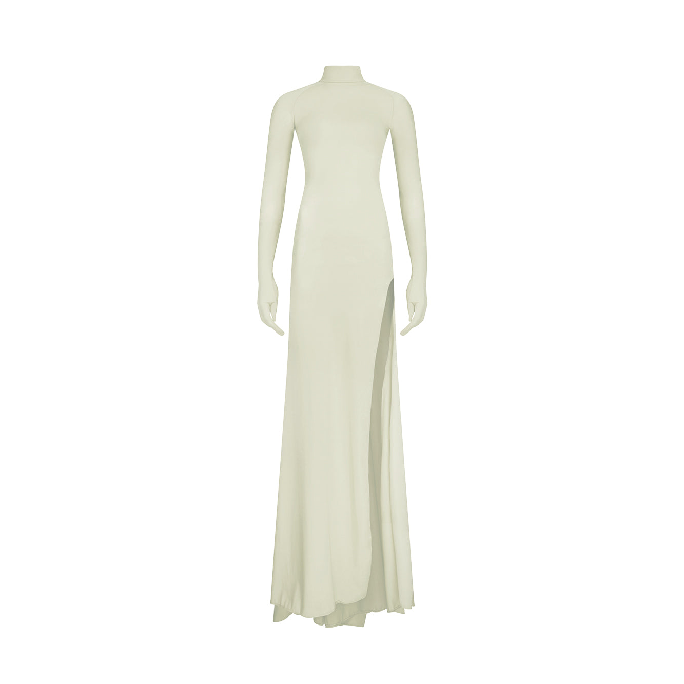 Beige Siren Gown made-to-order stretch gown by CRITTER